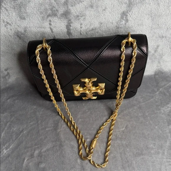 Tory Burch Black Crossbody Bag with Gold Accents - Picture 2 of 11